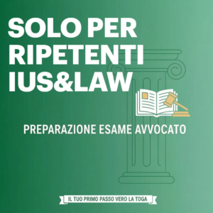 Corso PRO live per ripetenti Ius&Law
